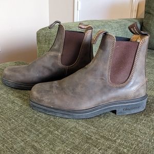 Blundstone Stout Brown Leather Chelsea Boots